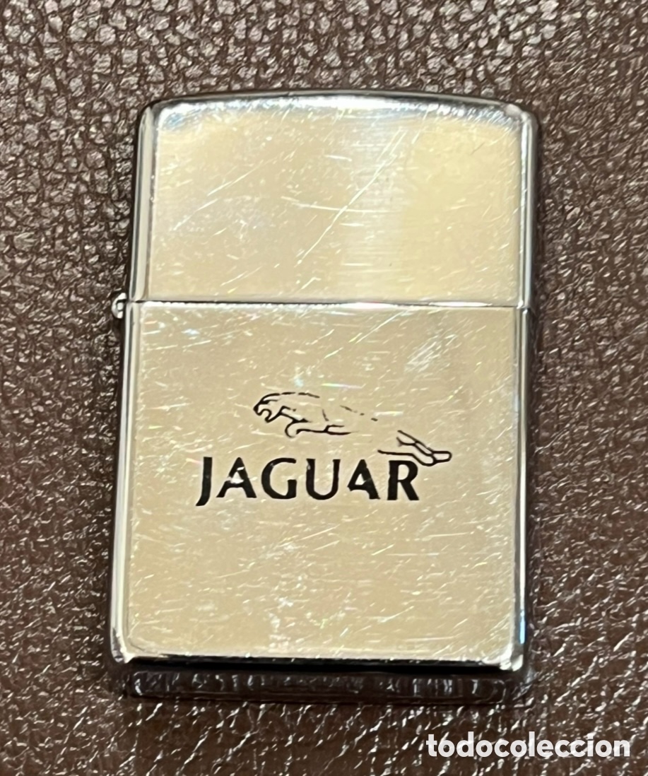 Coleccionismo: Mechero / Encendedor. Publicidad JAGUAR. Zippo. Bradford PA. Metal.