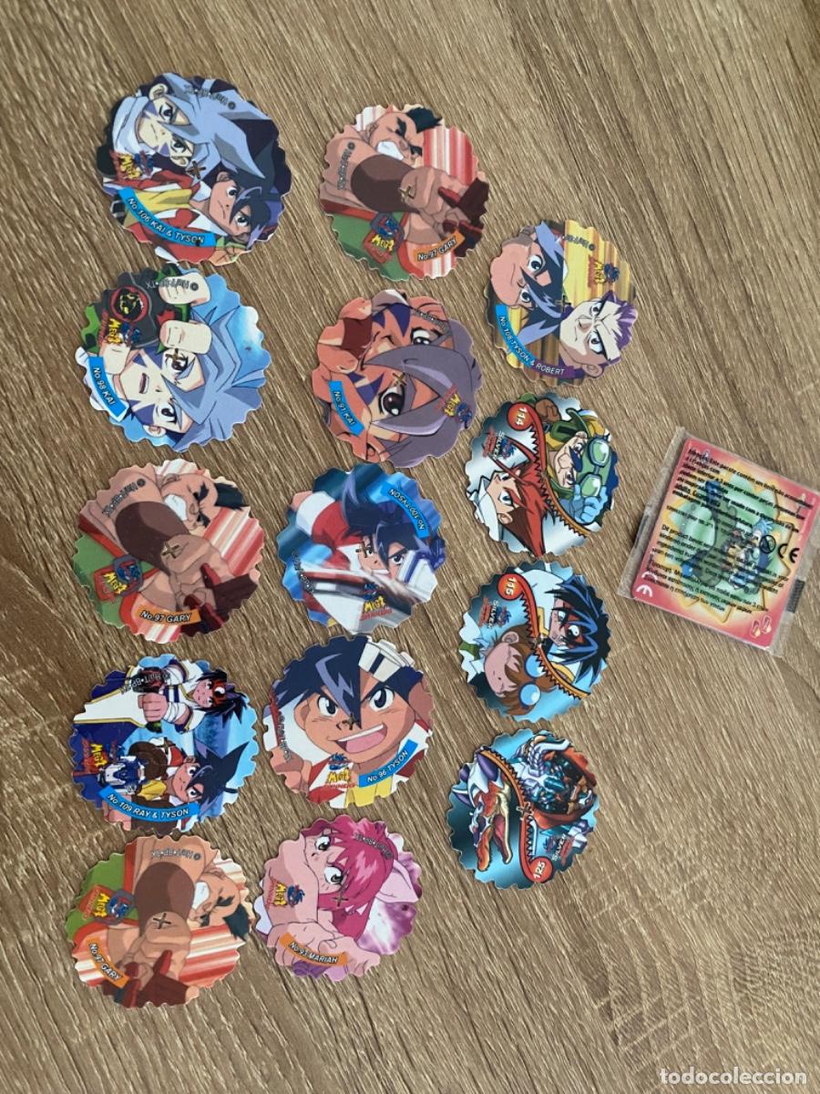 Coleccionismo: LOTE TAZOS SPINNERS BEYBLADE