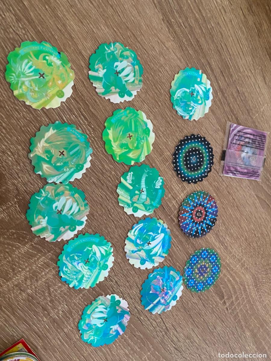 Coleccionismo: LOTE TAZOS SPINNERS BEYBLADE - Foto 3