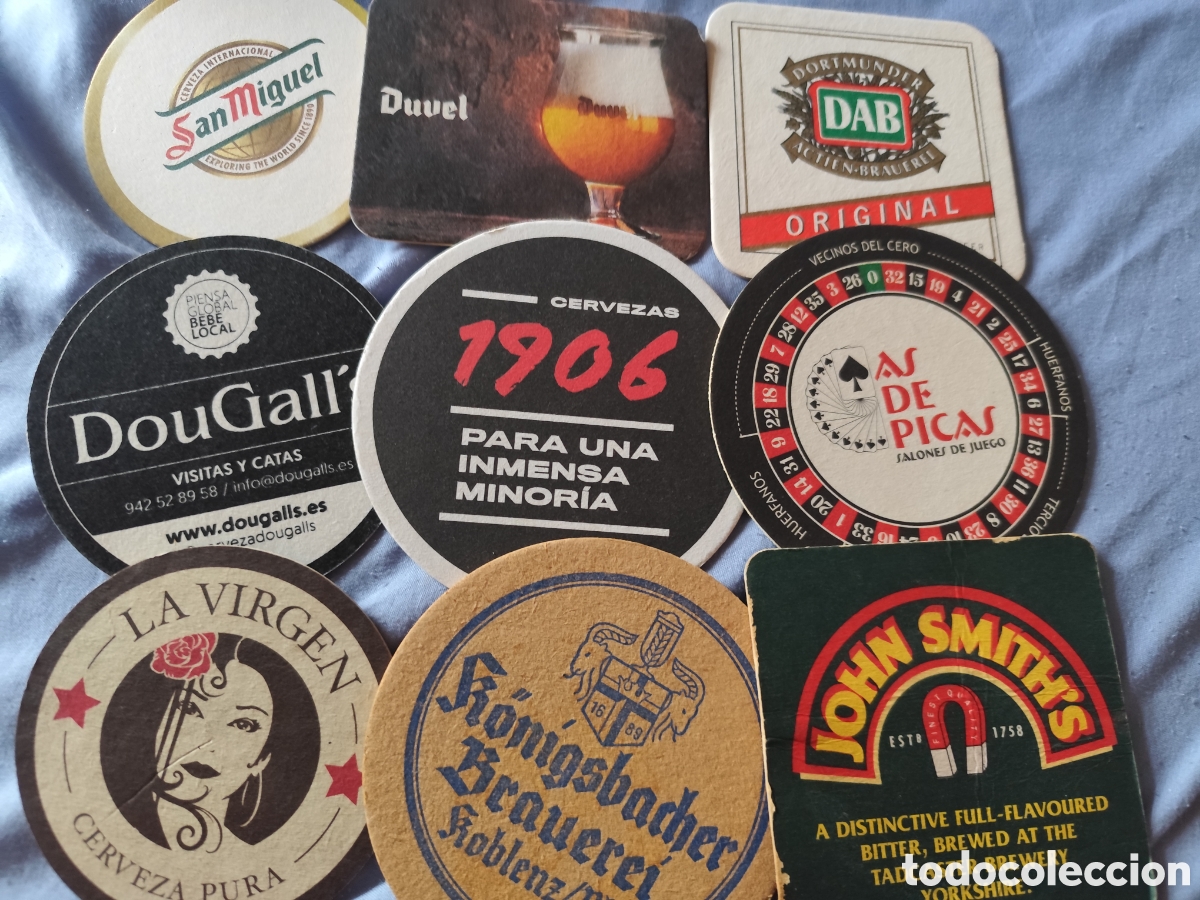 Coleccionismo: 110 posavasos de cerveza y bebidas