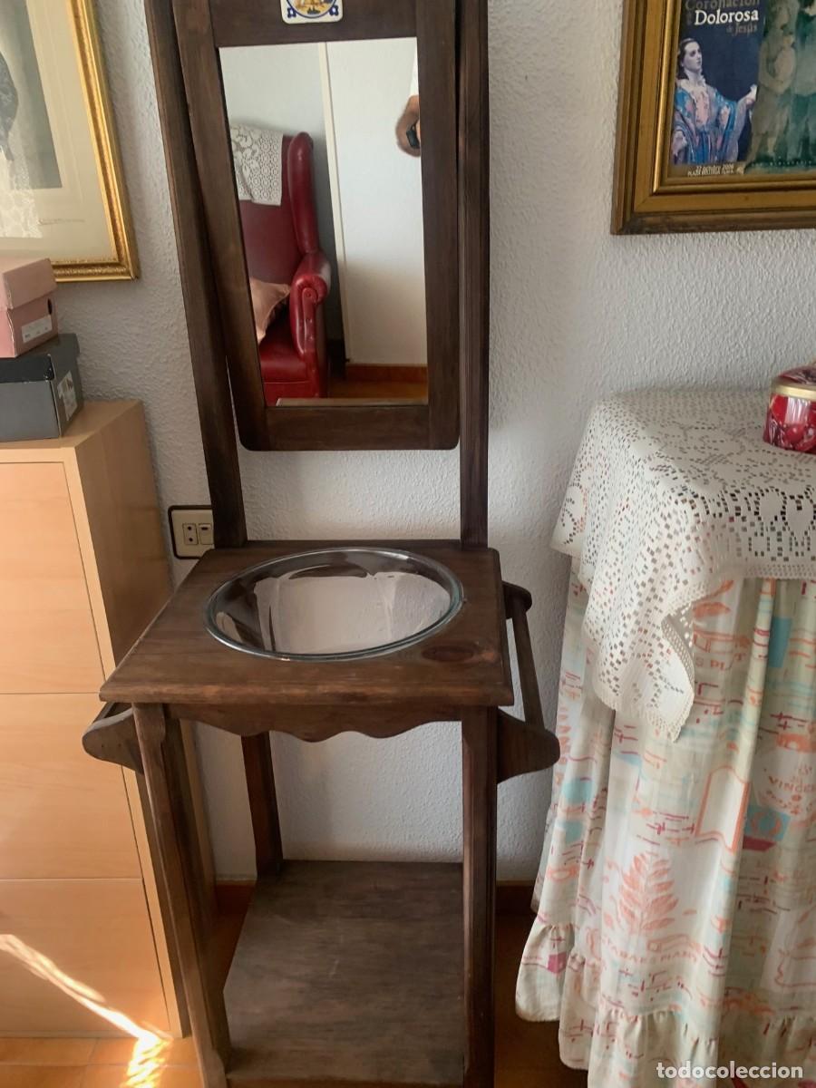 Coleccionismo: Lavabo antiguo de madera