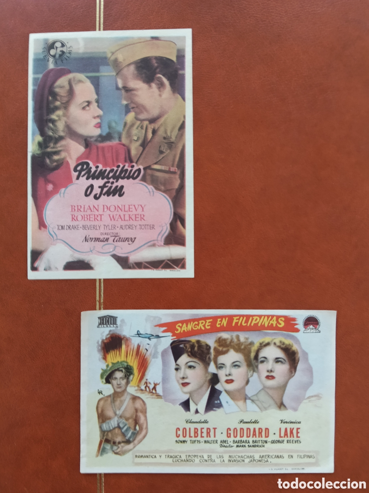 Coleccionismo: Lote 2 Folletos Cine Antiguos (1949/1954) - Cinema Capitol Sagra