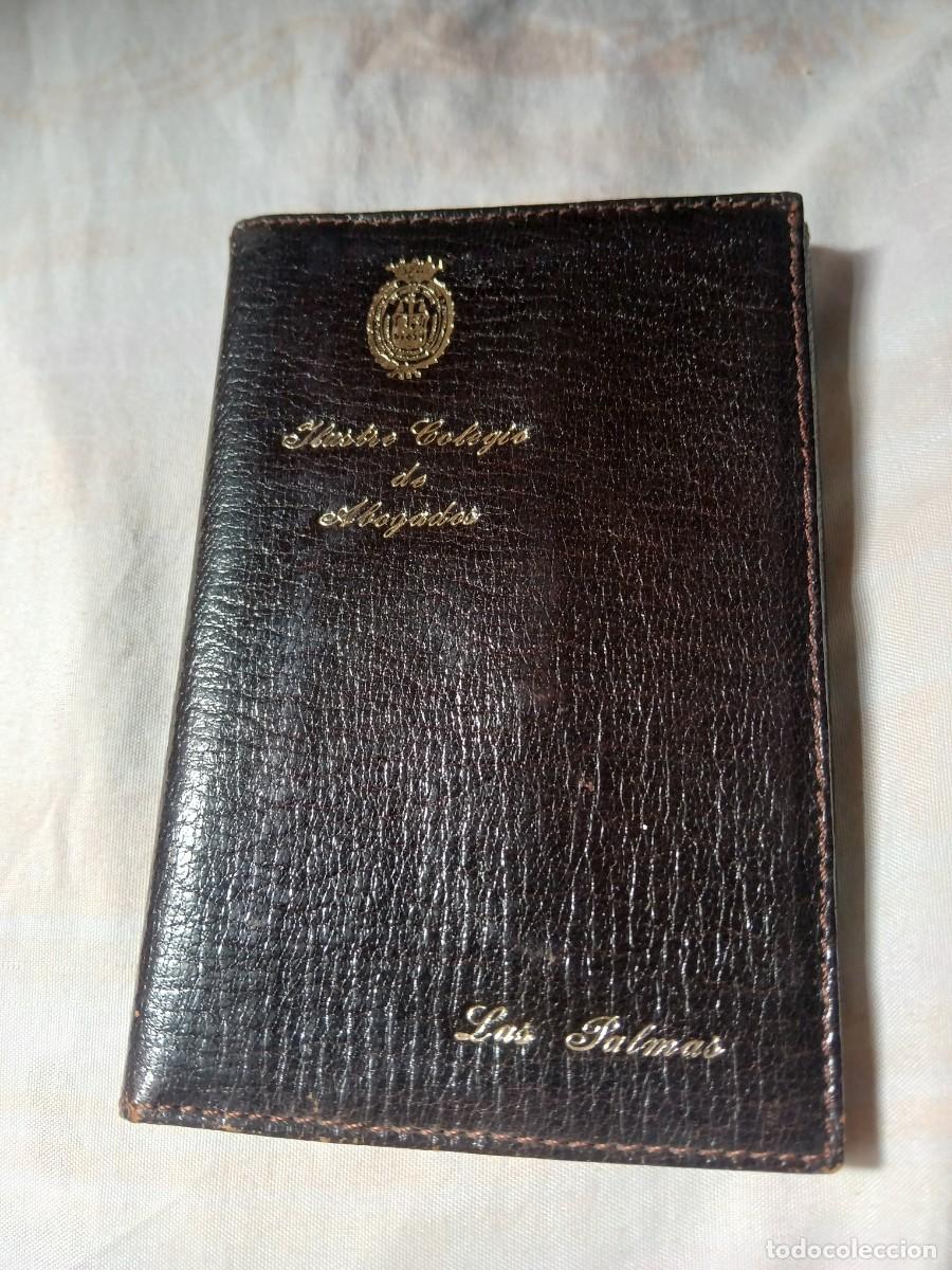 Coleccionismo: Antigua cartera ilustre colegio de abogados las palmas a&ntilde;os 80