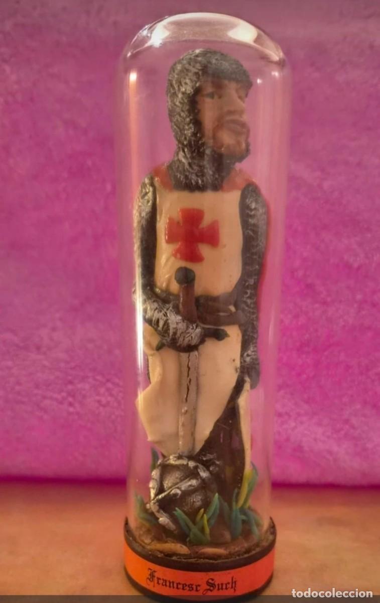 Coleccionismo: Figura Caballero Templario Francese Such (Plastilina) - Pieza Exclusiva de Colecci&oacute;n