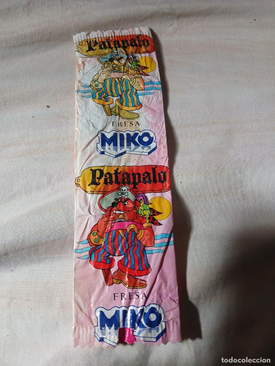 Coleccionismo: Antiguo envoltorio golosina helada helado patatas de Miko vacio a&ntilde;os 90