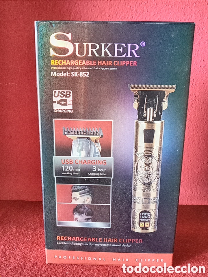 Coleccionismo: MAQUINILLA DE RAPAR.RECHARGEABLE HAIR CLIPPER.