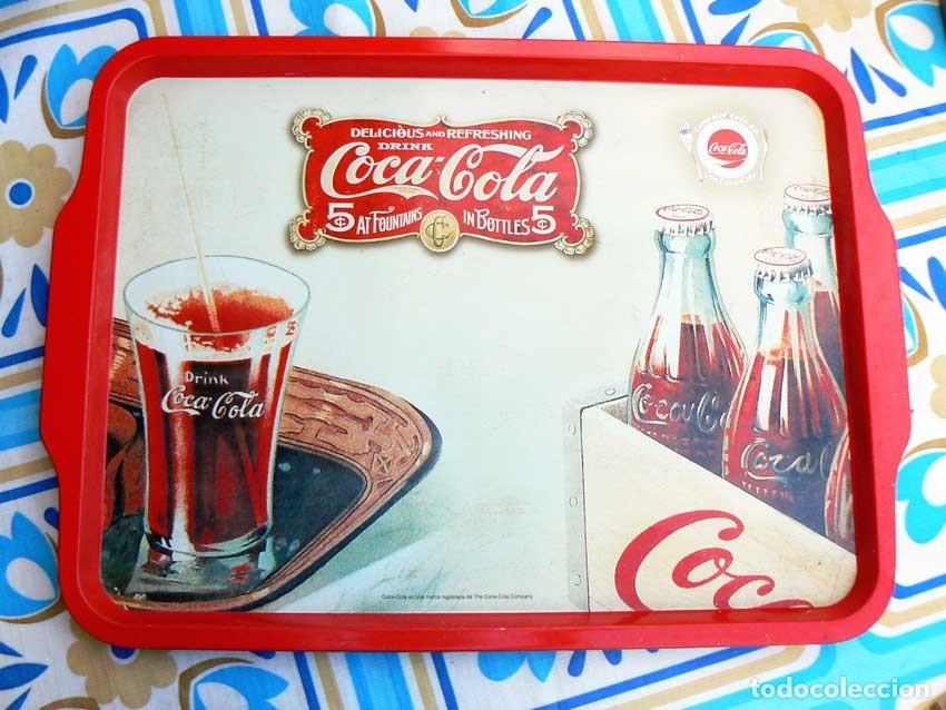 Coleccionismo: Bandeja met&aacute;lica marca Coca-cola