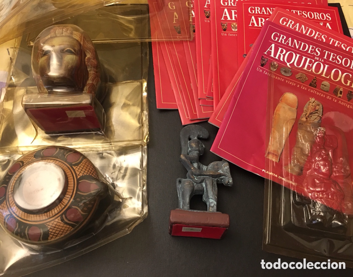 Coleccionismo: Lote Grandes Tesoros de la Arqueolog&iacute;a