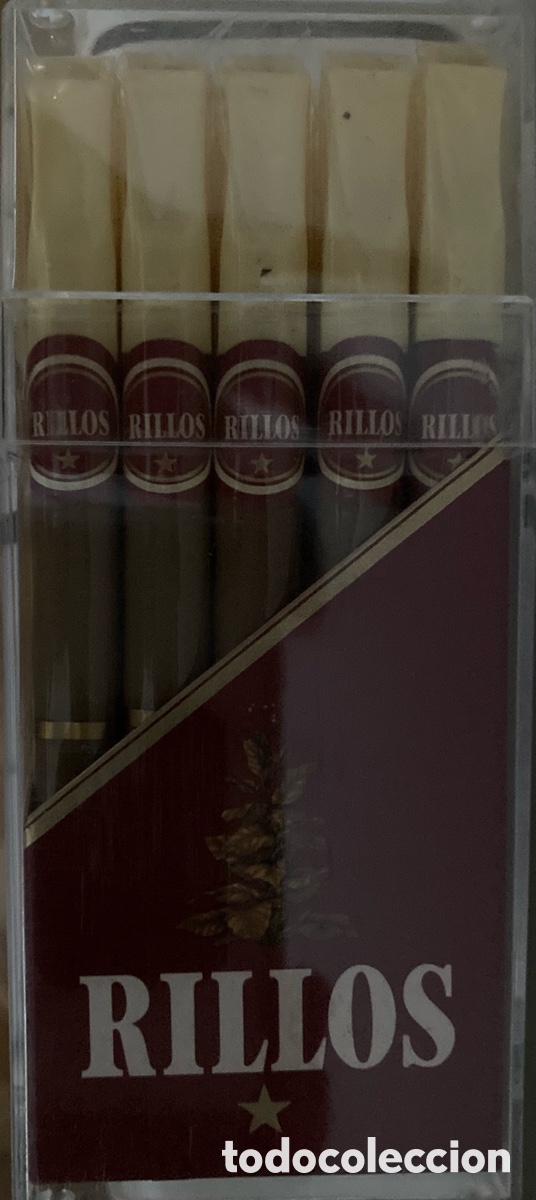 Coleccionismo: Cajetillas Cigarrillos con boquilla Marca Rillos