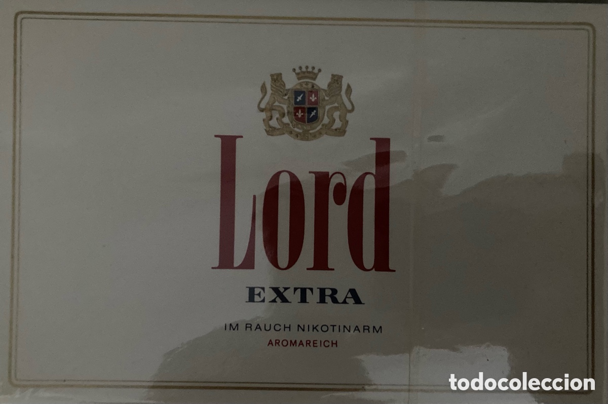 Coleccionismo: Cajetilla cigarrillos Lord Extra