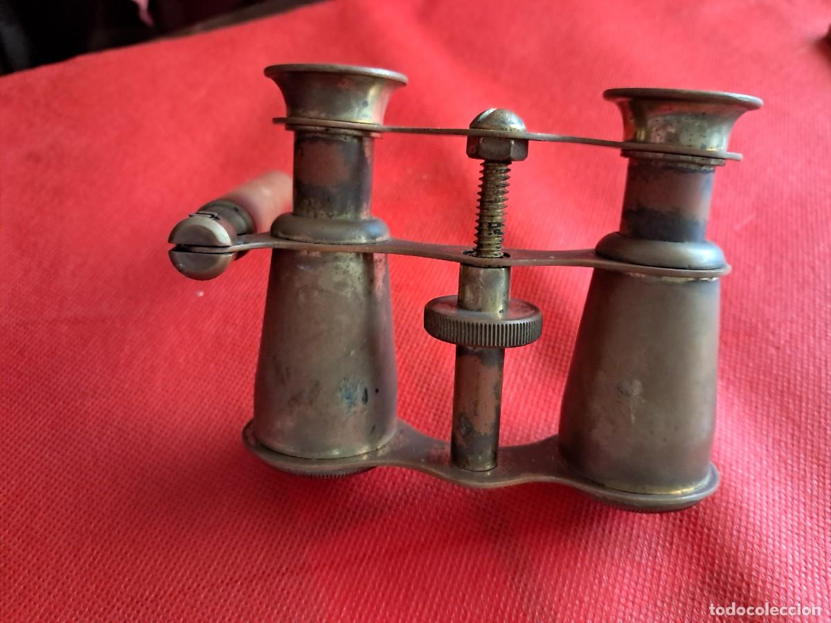 Coleccionismo: ANTIGUOS PRISM&Aacute;TICOS DE TEATRO CON MANGO &ndash; BINOCULARES &Oacute;PTICOS DE BRONCE/LAT&Oacute;N &ndash; COLECCI&Oacute;N