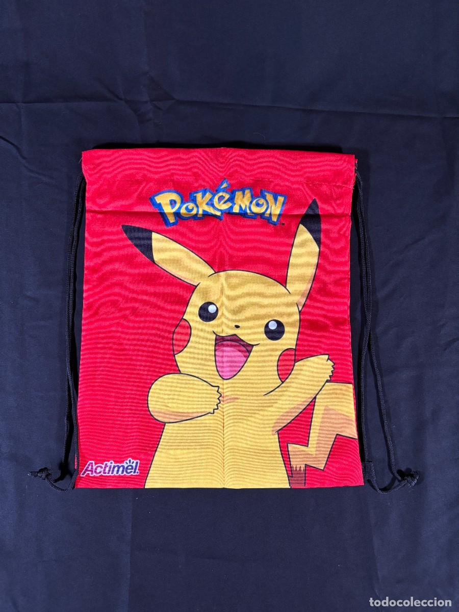 Coleccionismo: Mochila saco Pok&eacute;mon Pikachu Actimel promocional