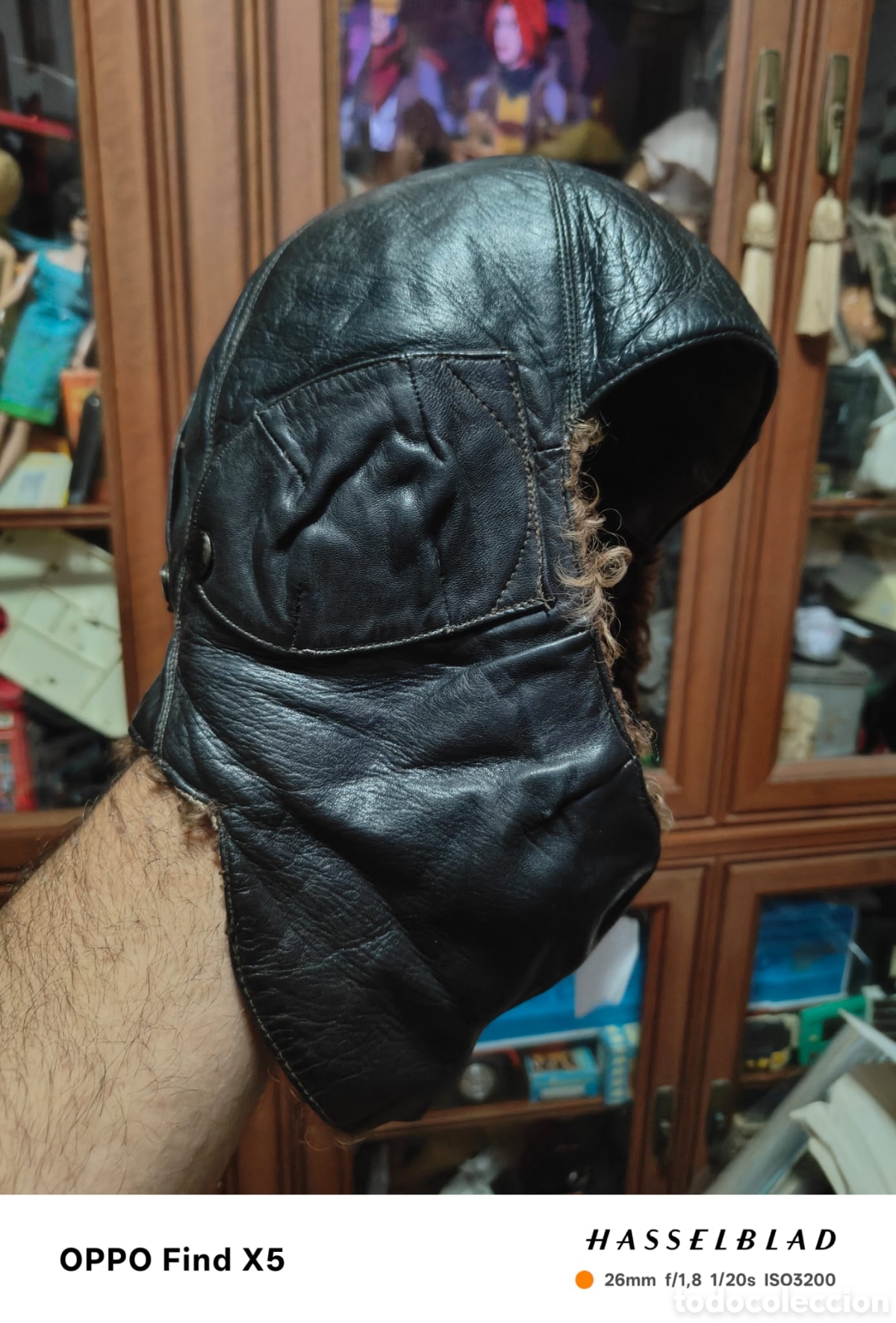Coleccionismo: ANTIGUO CASCO DESPIERTA DE PILOTO RUSO