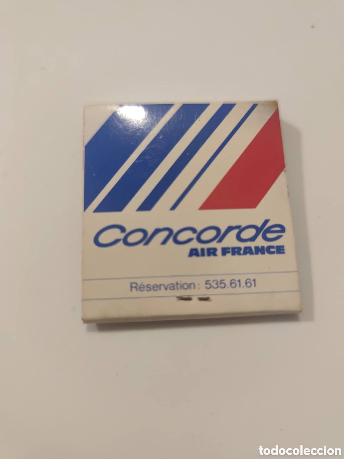 Coleccionismo: Caja de cerillas vintage Concorde Air France &ndash; Coleccionismo