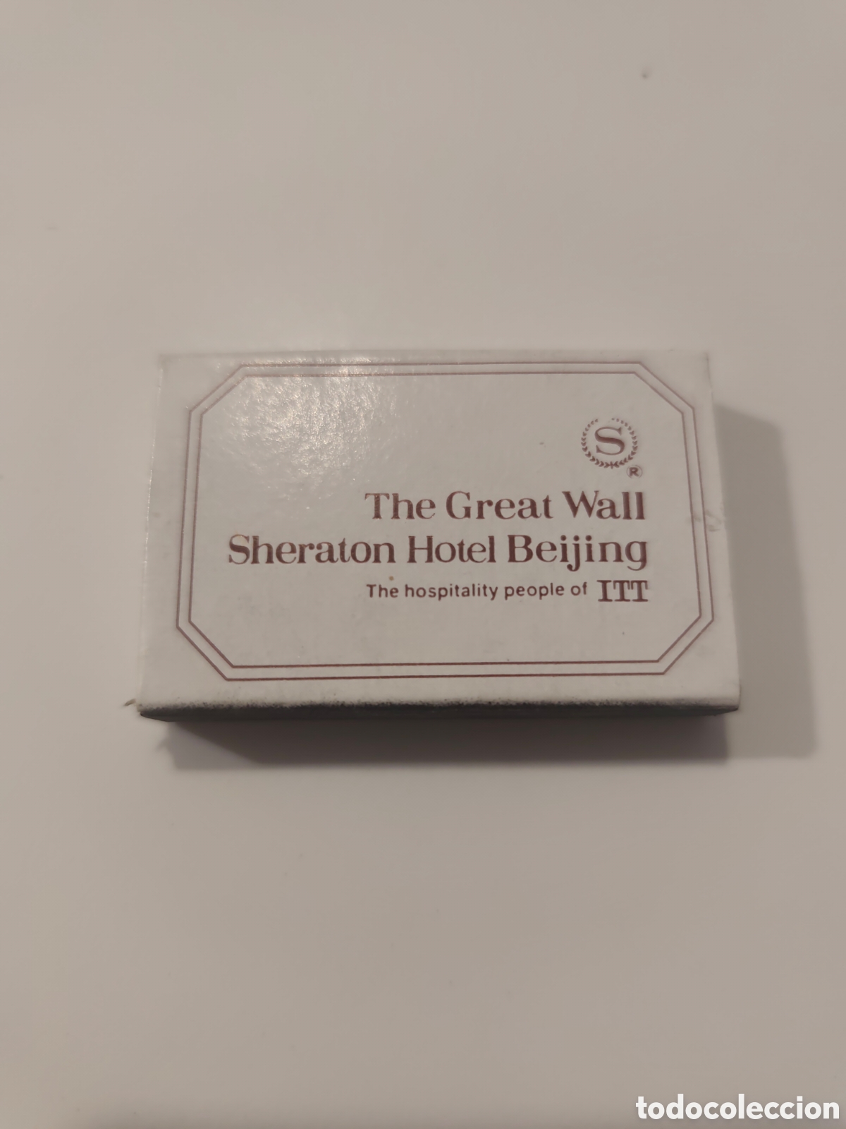 Coleccionismo: Caja de cerillas vintage The Great Wall Sheraton Hotel Beijing &ndash; China