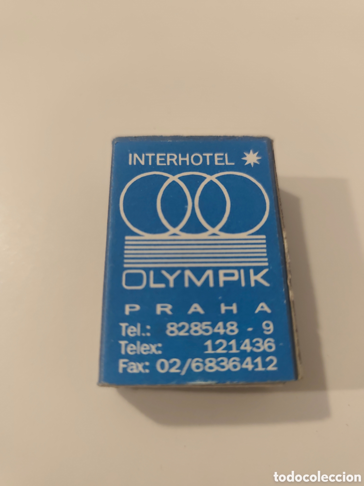 Coleccionismo: Caja de cerillas vintage Interhotel Olympik Praha &ndash; Praga &ndash; Checoslovaquia