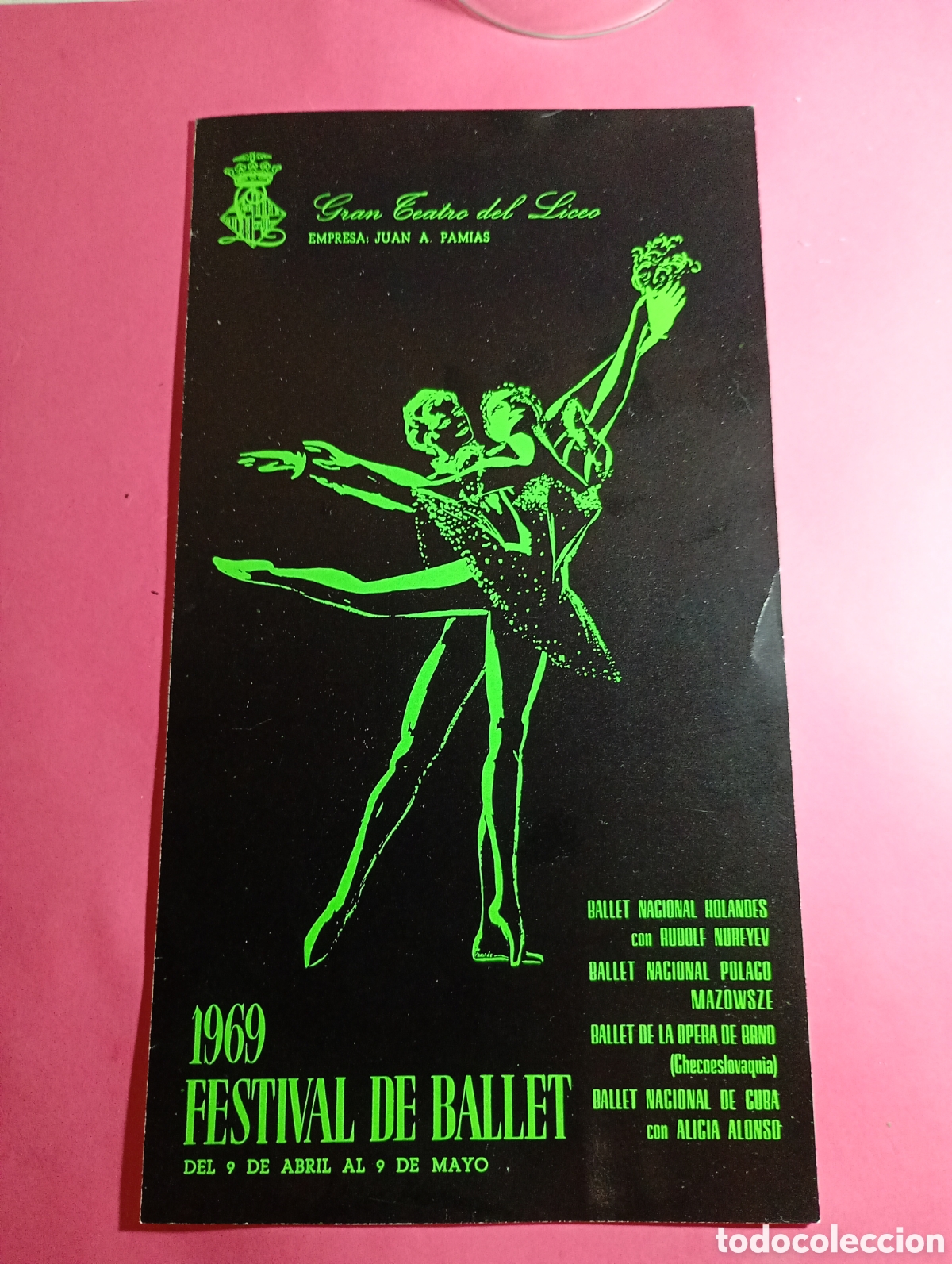 Coleccionismo: FESTIVAL DE BALLET 1960 LICEO BCN RUDOLF NUREYEV, MAZOWSZE, ALICIA ALOMSO