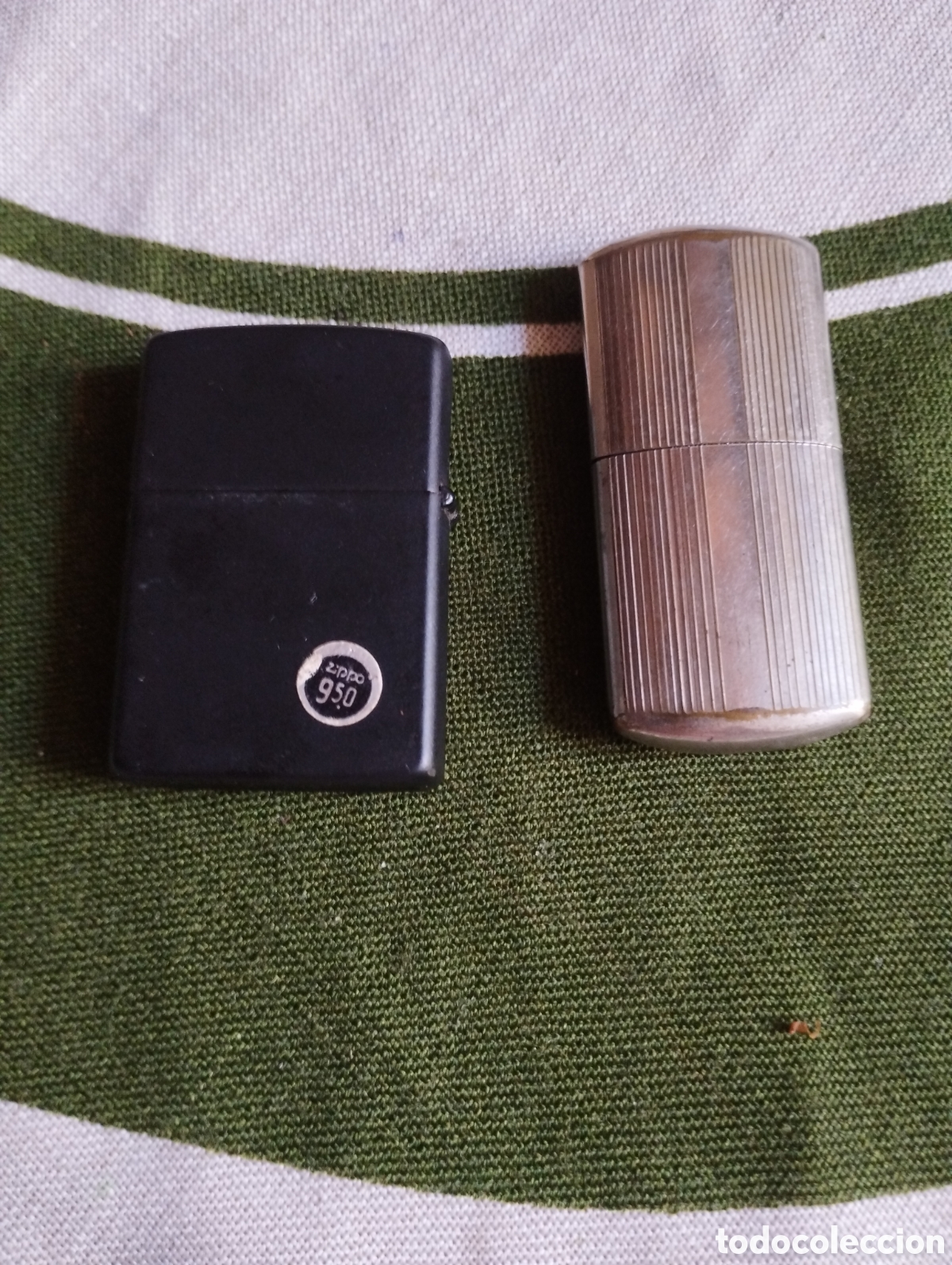 Coleccionismo: Lote de 2 encendedores uno &eacute;s Zippo y el otro Jutson