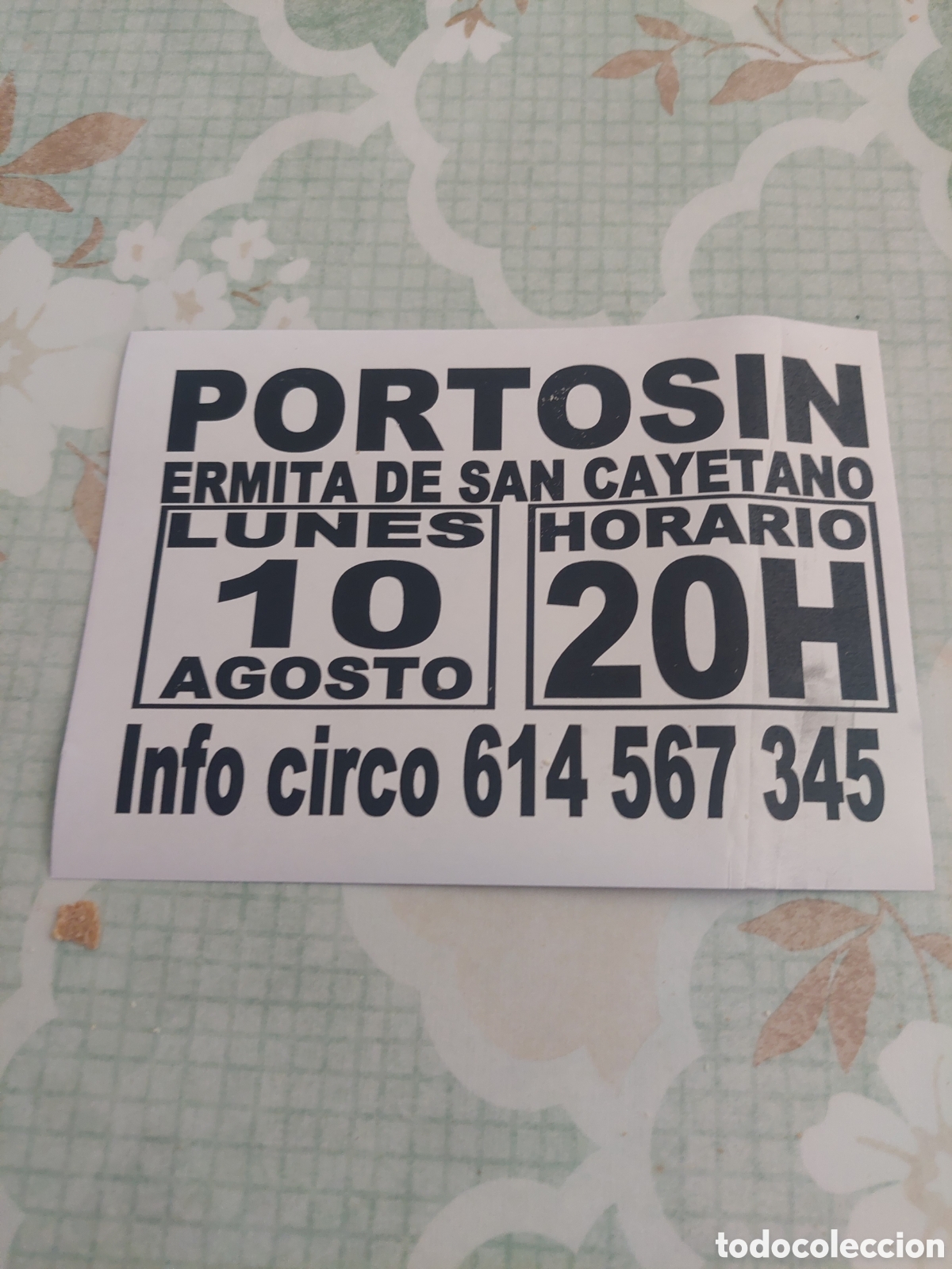 Coleccionismo: PORTOSIN ANTIG&Uuml;EDADES COLISEVM