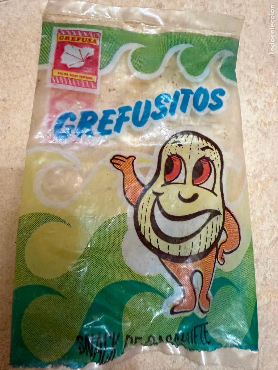 Coleccionismo: Bolsa de cacahuetes grefusitos