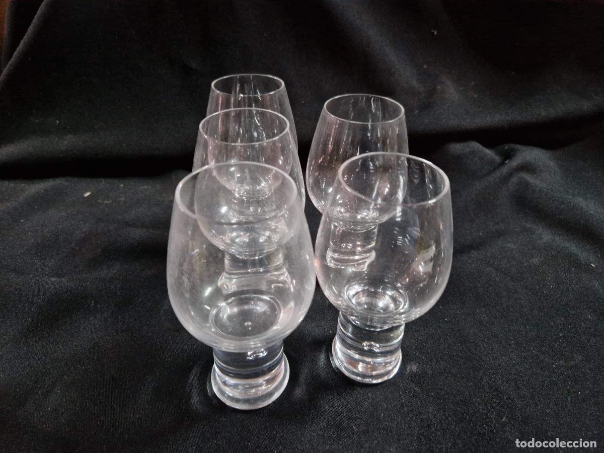 Coleccionismo: 5 BONITAS COPAS DE CRISTAL. MEDIDA 5*12