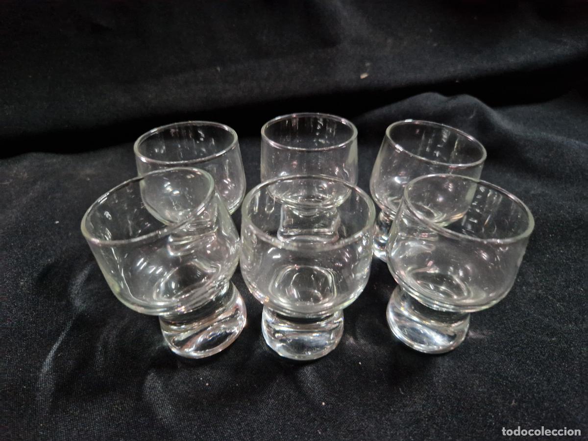 Coleccionismo: 6 BONITAS COPAS DE CRISTAL. MINIS. MEDIDA 7*5