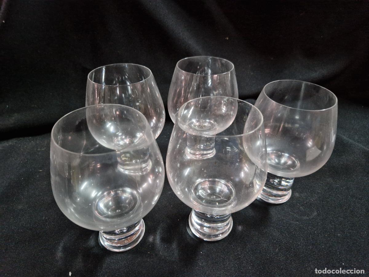 Coleccionismo: 5 BONITAS COPAS DE CRISTAL. MEDIDA 17*7