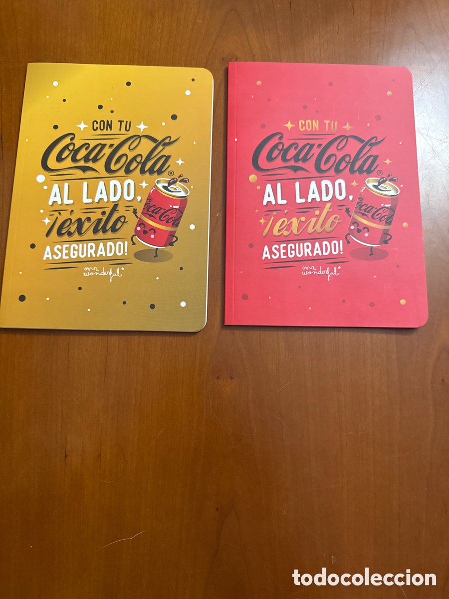 Coleccionismo: Libretas Coca Cola y Mr Wonderful