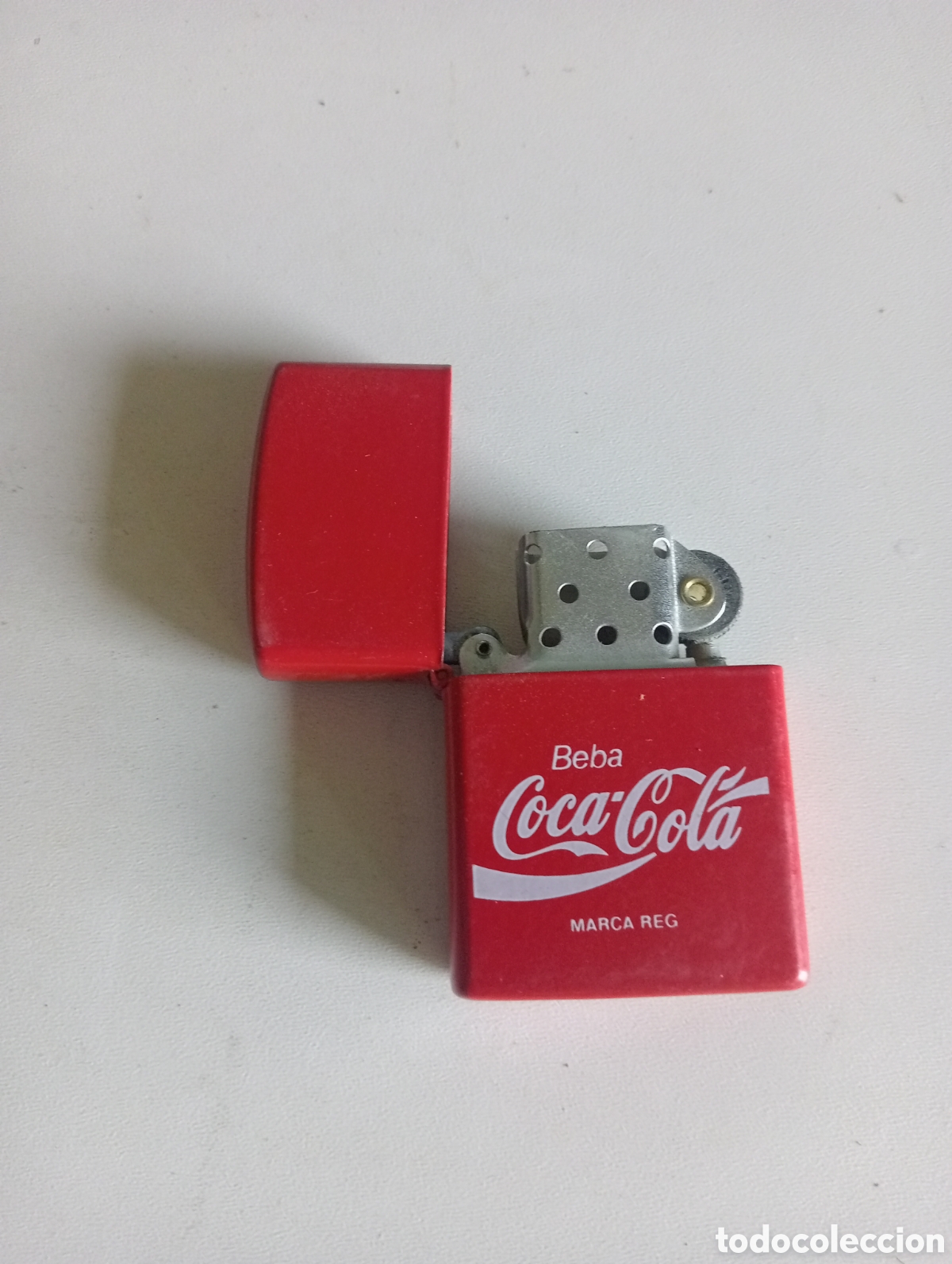 Coleccionismo: Mechero Coca-Cola tipo Zippo - Foto 3