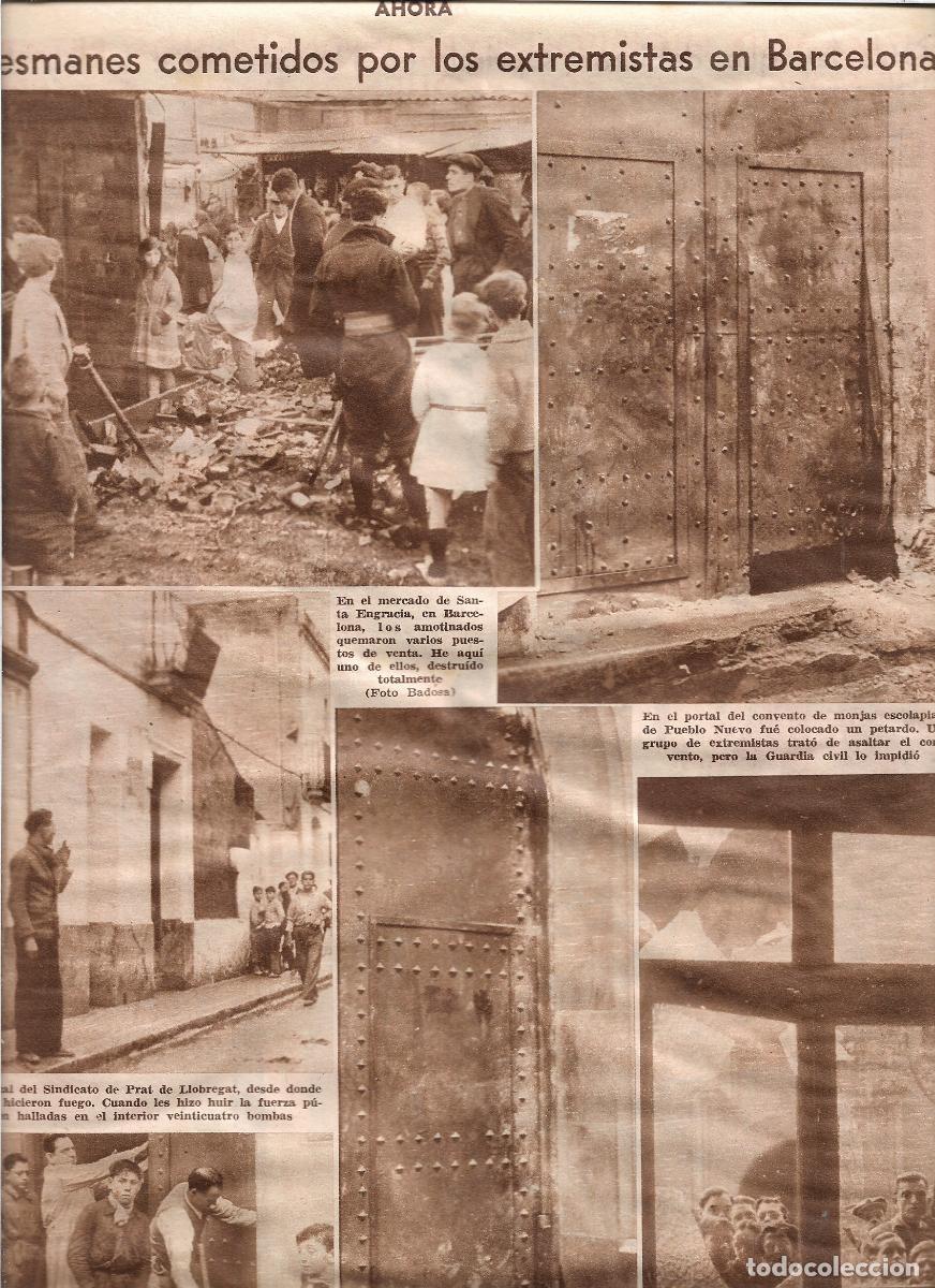Coleccionismo: A&Ntilde;O 1933 BCNA MOVIMIENTO REVOLUCIONARIO BOMBAS MERCADO ENGRACIA SALESIANOS SINDICATO PRAT LLOBREGAT