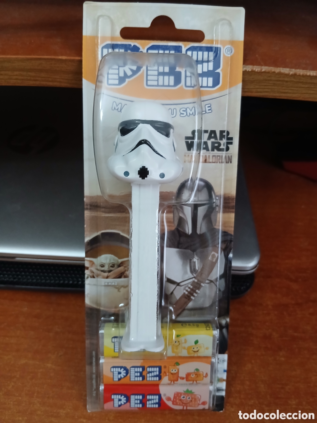 Coleccionismo: Disensador Pez Star Wars -Mandalorian- Stormtrooper (Precintado)