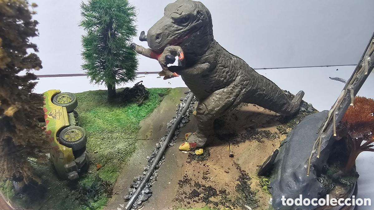 Coleccionismo: Diorama jurassic Park T-REX