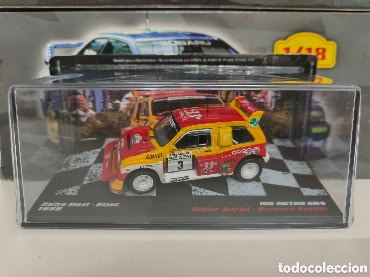 Coleccionismo: MG Metro GR4 Rally 1:43 Didier Auriol 1:43