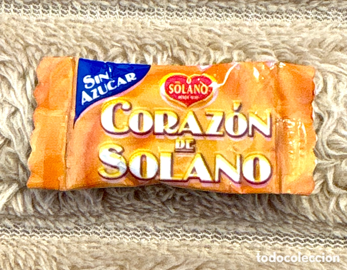 Coleccionismo: Caramelo duro sin az&uacute;car Coraz&oacute;n de Solano Sabor Tradicional (Bolsa de 99 g).a&ntilde;o 2004