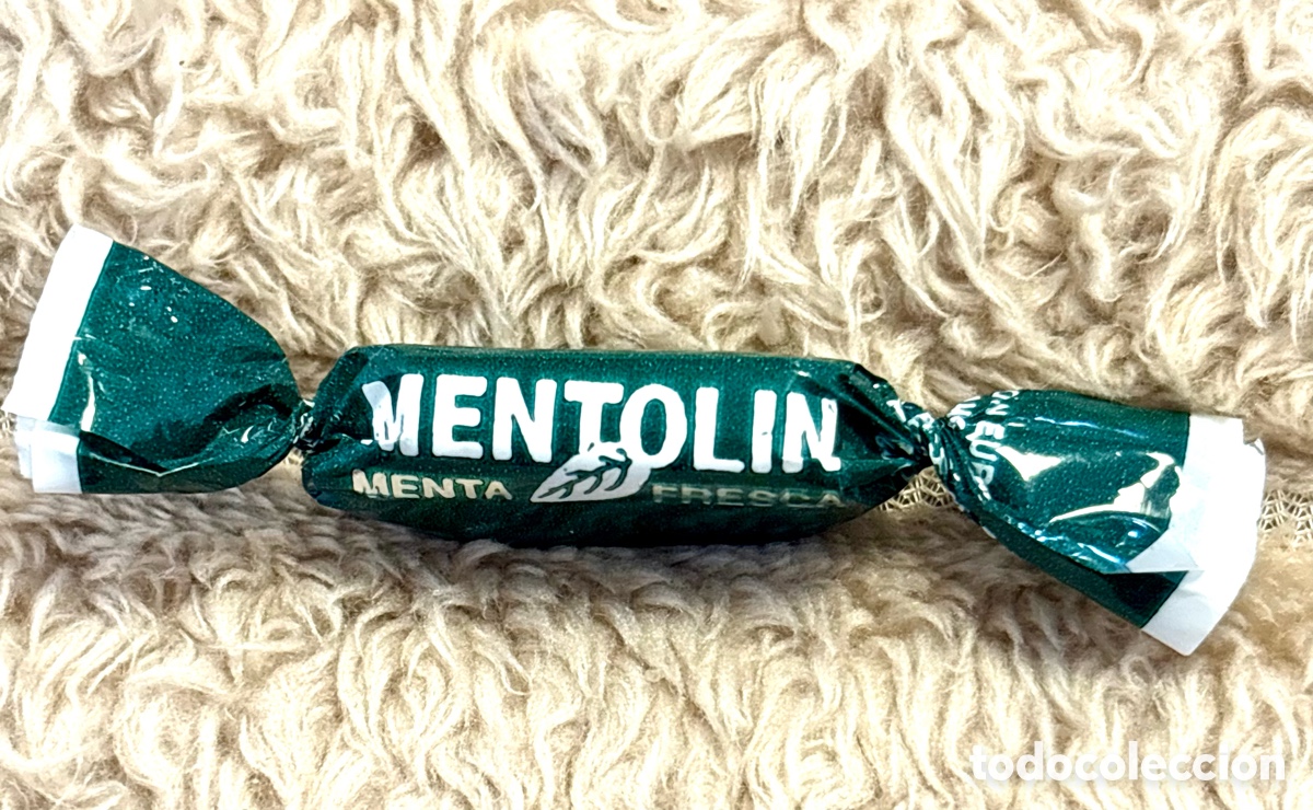 Coleccionismo: Caramelo Bals&aacute;mico Mentol&iacute;n Menta Fresca Original con Envoltorio de &Eacute;poca . LACASA A&Ntilde;O 20000