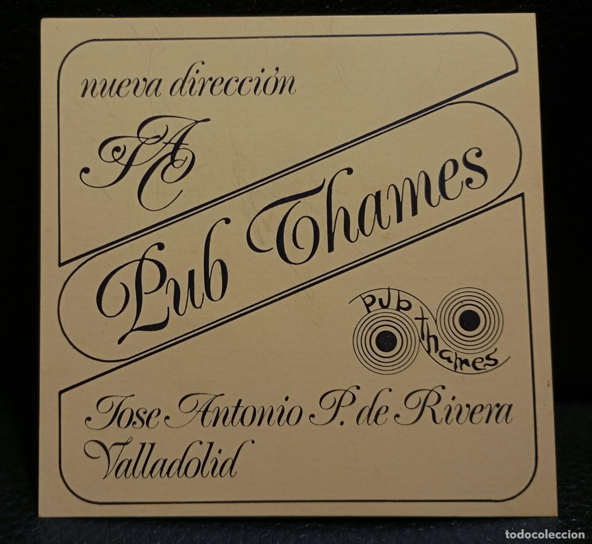 Coleccionismo: PUB THAMES - POSAVASOS - VALLADOLID - CERVEZA - REFRESCOS - SIDRA - BITTER