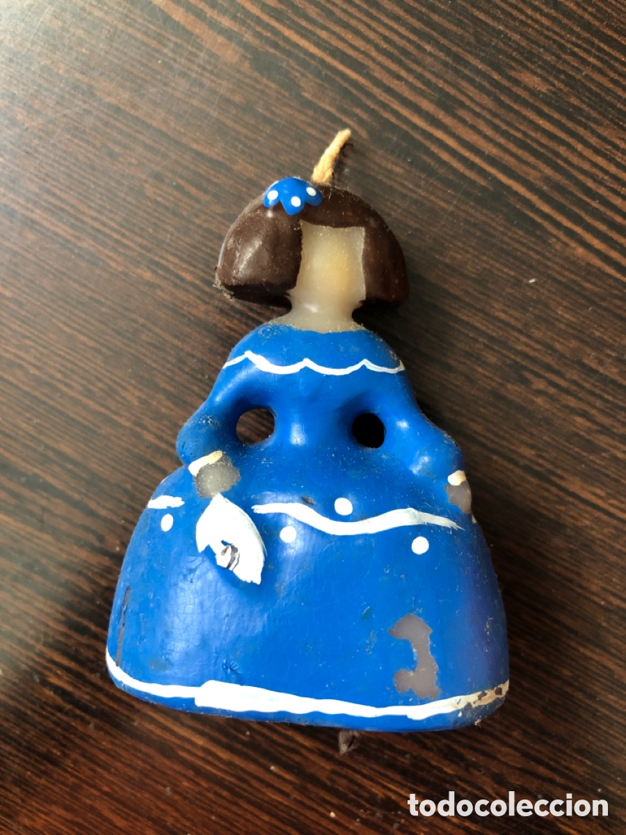 Coleccionismo: Figura de Cera para vela las meninas