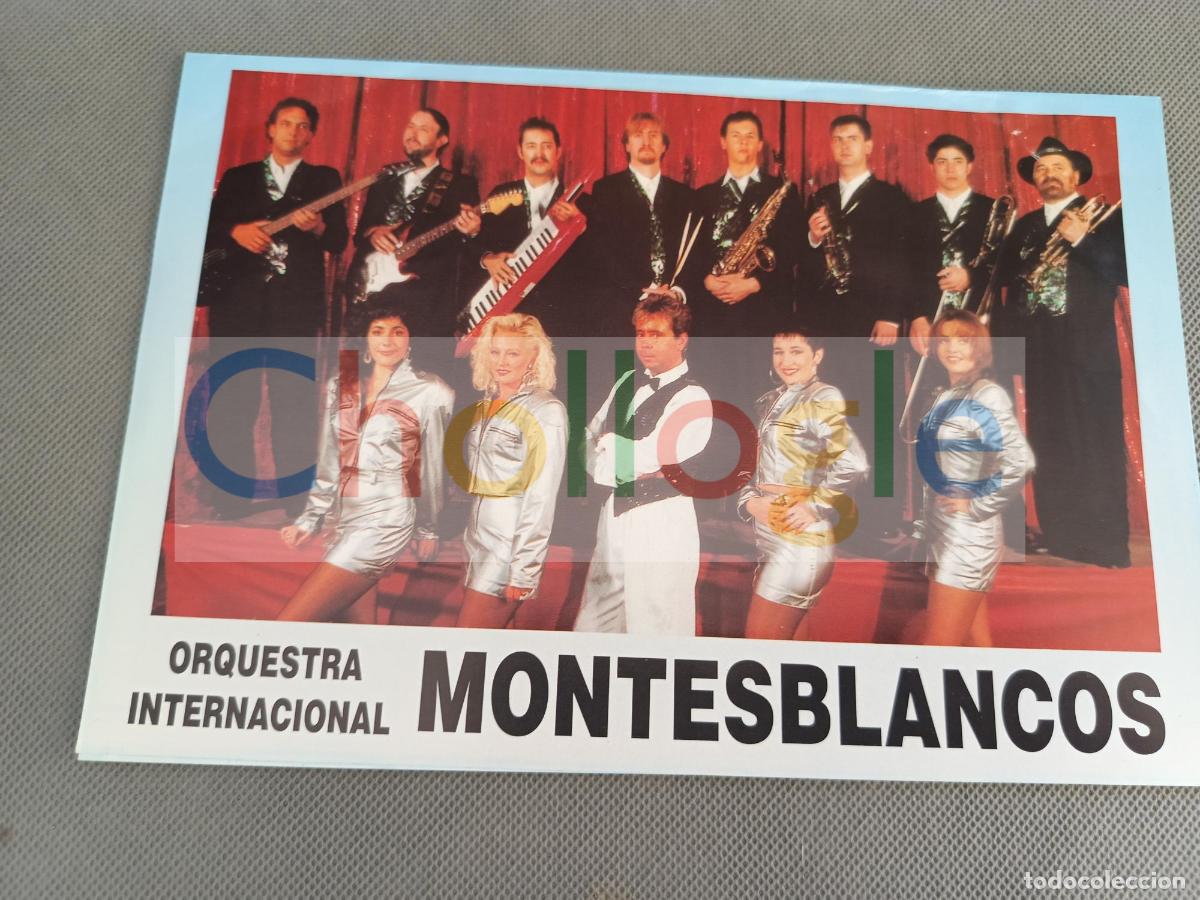 Coleccionismo: musica ball baile orquestra orquestra montesblancos