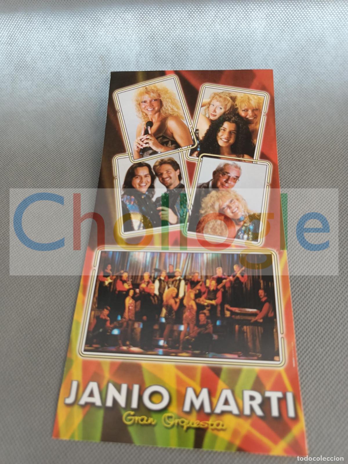 Coleccionismo: musica ball baile orquestra gran orquesta JANIO MARTI