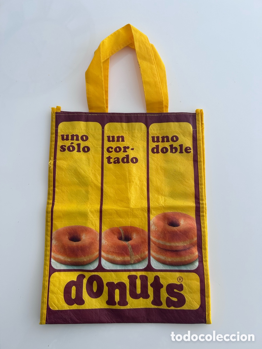 Coleccionismo: BOLSA DONUTS. PUBLICIDAD TELEVISI&Oacute;N. TELA IMPERMEABLE. TIPO FUELLE
