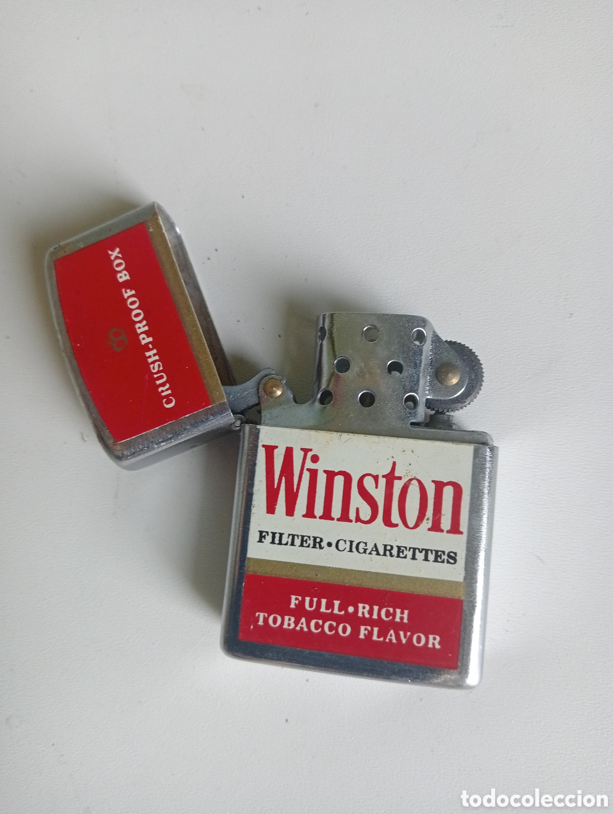 Coleccionismo: Mechero Winston tipo Zippo - Foto 2