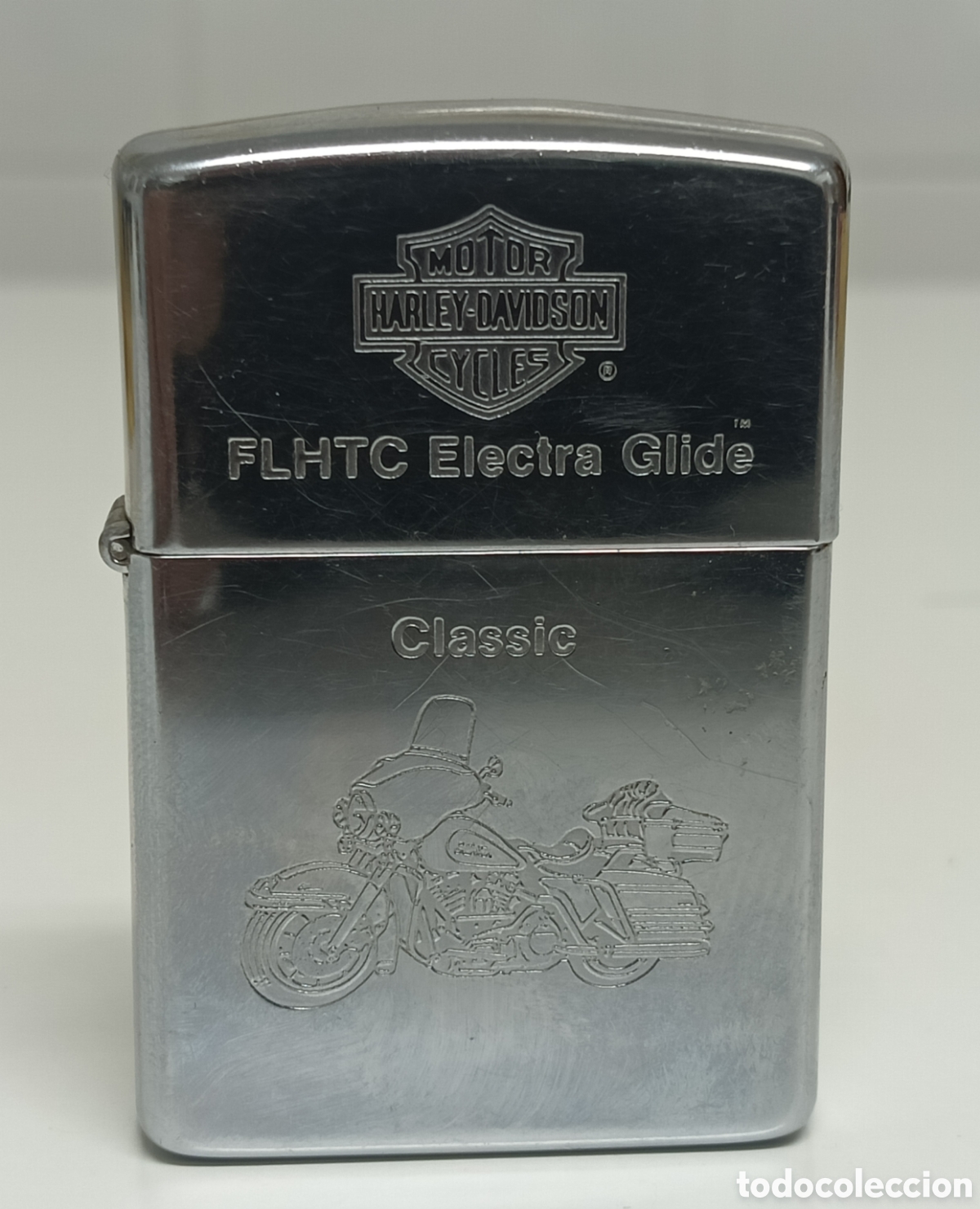 Coleccionismo: Zippo original Harley-Davidson FLHTC Electra Glide. 1992