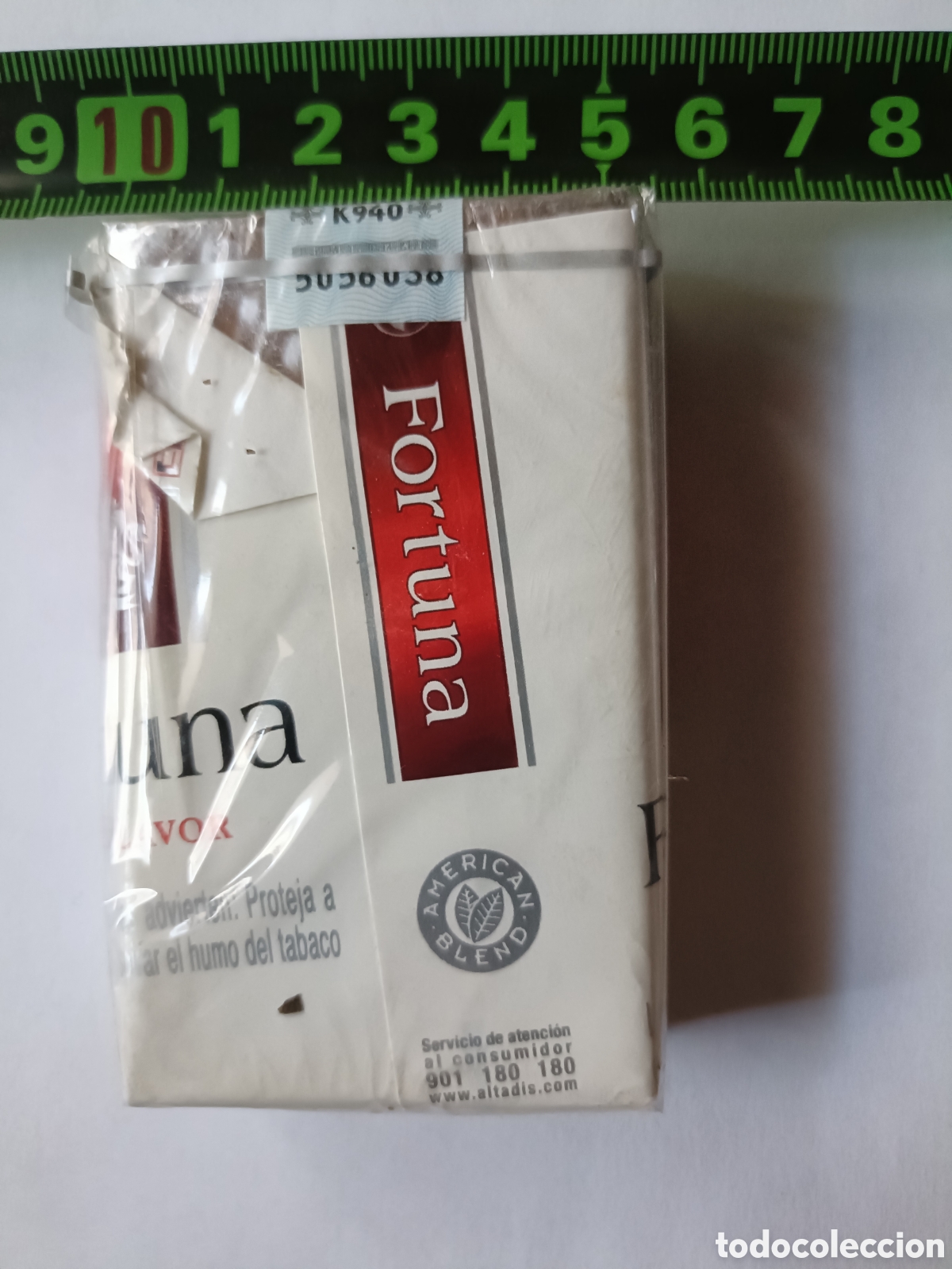 Coleccionismo: Fortuna, especial colecci&oacute;n, defecto de fabricaci&oacute;n, cajetilla sin abrir
