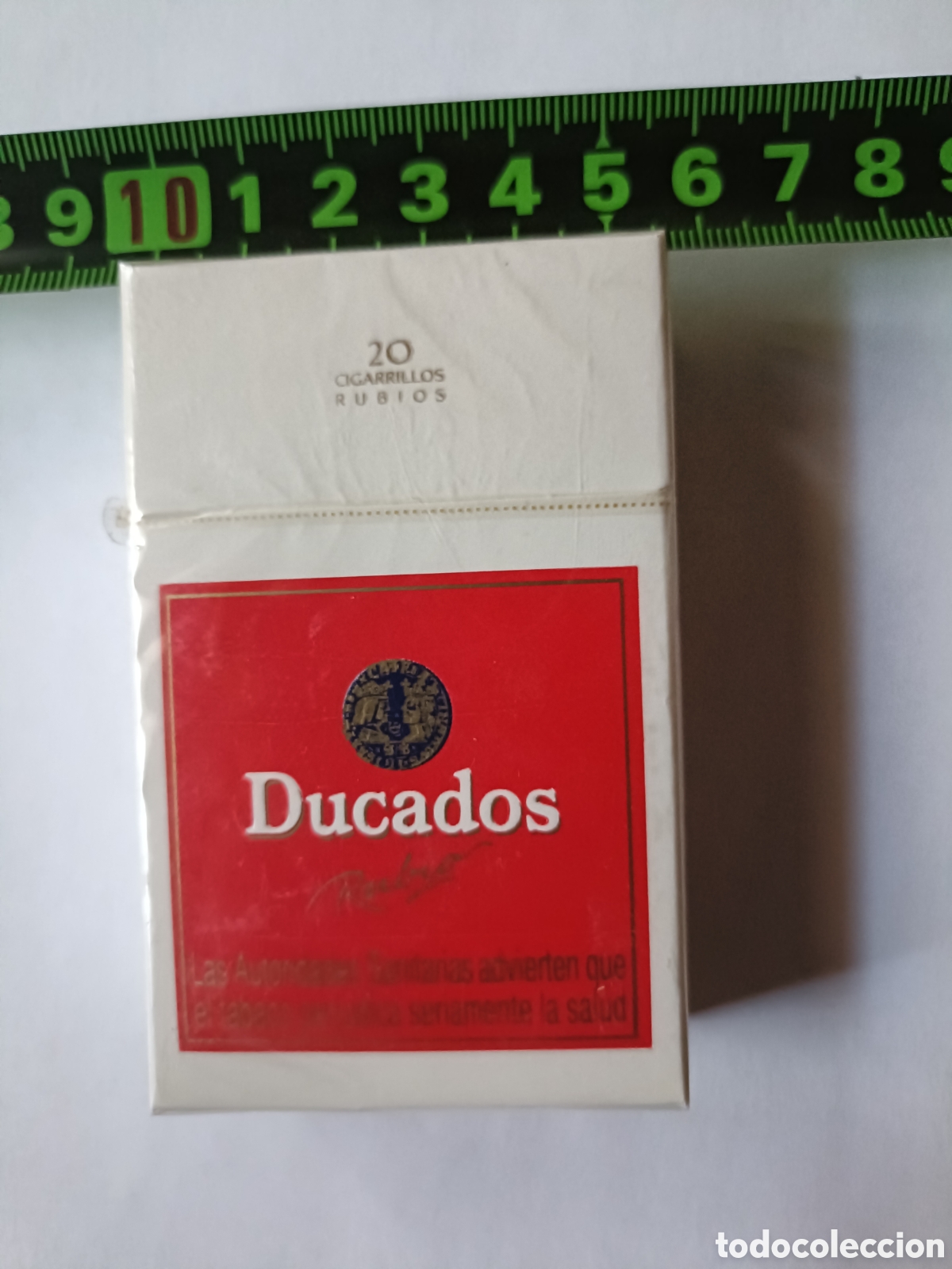 Coleccionismo: Ducados Rubio, colecci&oacute;n, antigua cajetilla