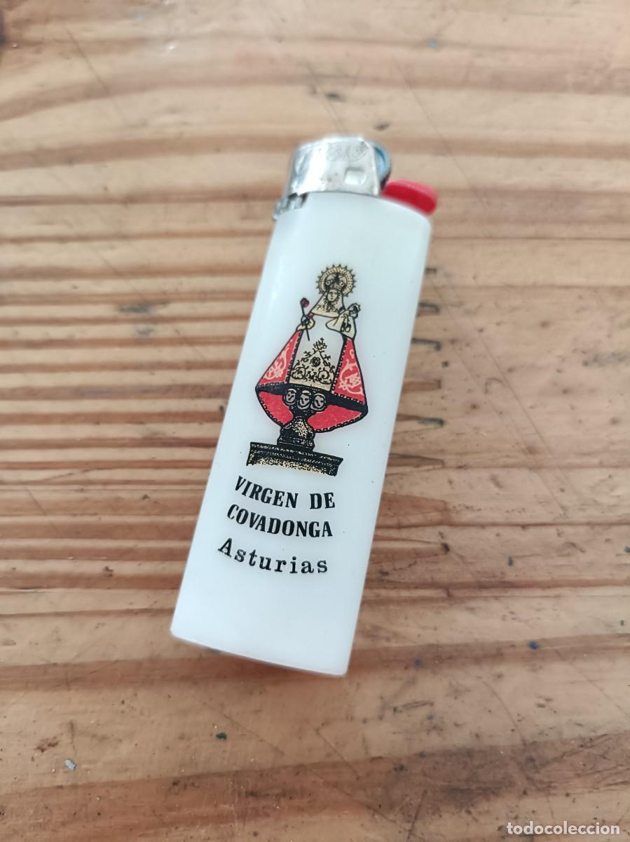 Coleccionismo: MECHERO BIC VIRGEN DE COVADONGA ASTURIAS
