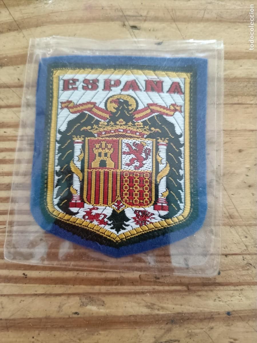 Coleccionismo: PARCHE ESCUDO ESPA&Ntilde;A PRECONSTITUCIONAL EPOCA FRANCO (AGUILA FRANQUISTA)