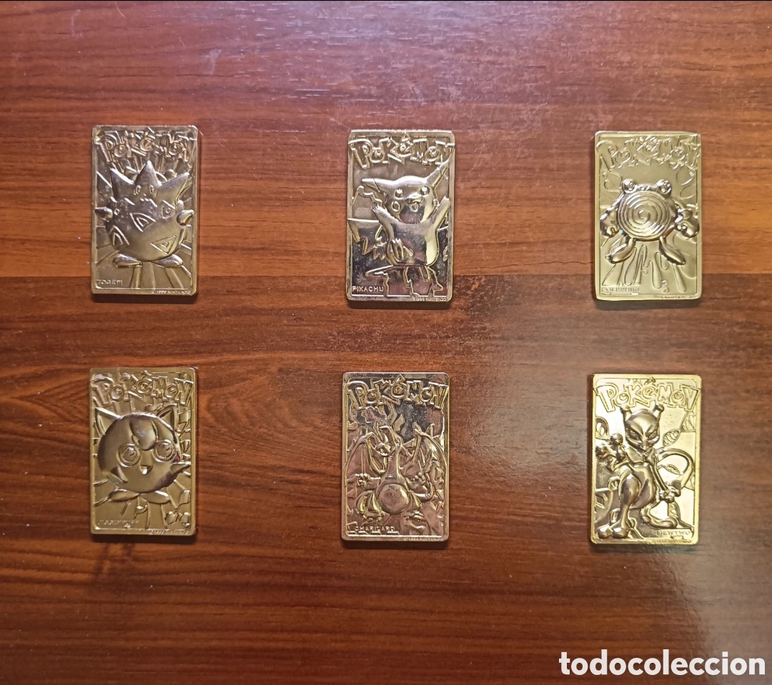 Coleccionismo: Full Set Complete Pokemon x Burger King 1999 23K Gold promo cards