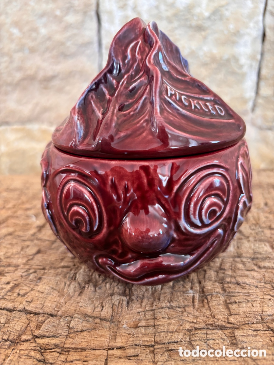Coleccionismo: Tarro Cer&aacute;mica Vintage SylvaC &rdquo;Pickled Cabbage&rdquo; 4755 (Made in England)