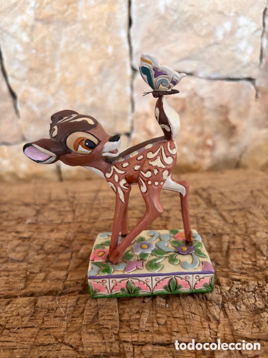 Coleccionismo: Figura Bambi &rdquo;Wonder of Spring&rdquo; - Disney Traditions Jim Shore (4010026)