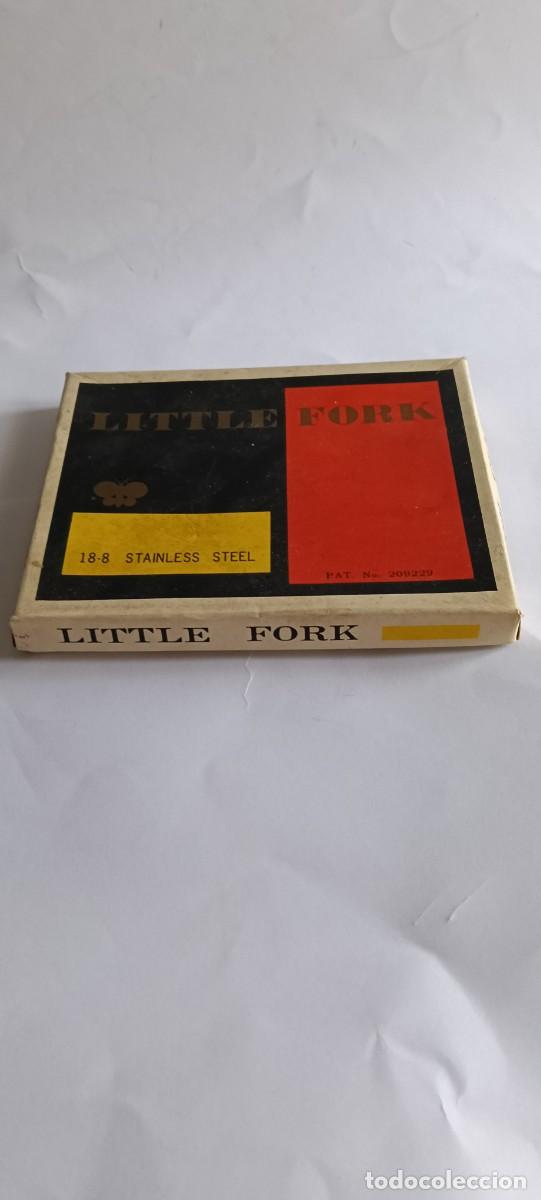 Coleccionismo: Juego 12 Tenedores Aperitivo Vintage Little Fork Acero 18-8 Caja Original
